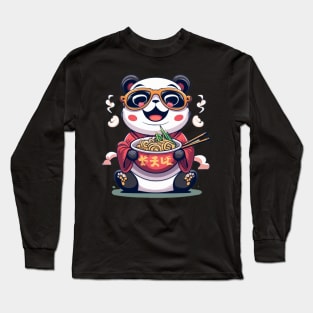 Panda Noodles Long Sleeve T-Shirt